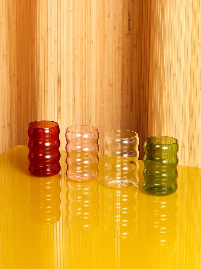 For Colourful Texture: Jumbo Ripple Glasses
