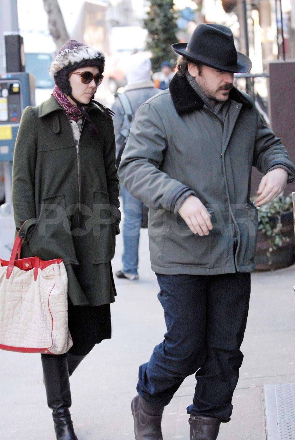 Maggie and Peter Bundled Up in NYC