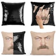 Ron Swanson Would Definitely Disapprove of This Sequin Pillow, but We Love It Anyway