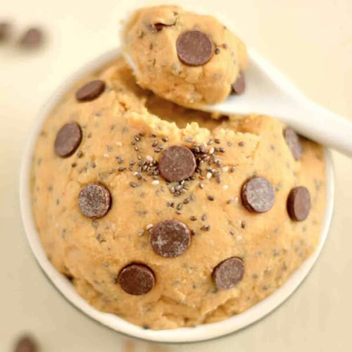 edible cookie dough recipe for 2
