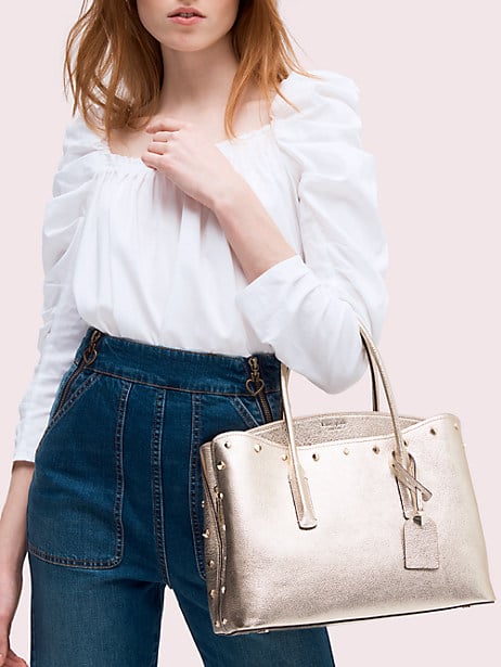 Margaux spade stud large satchel clearance
