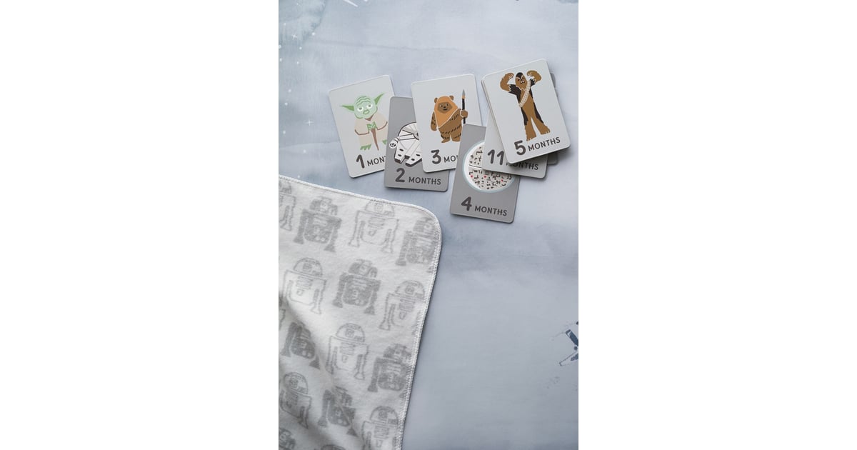 Star Wars Milestone Cards And Fuzzy Baby Blanket This Star Wars