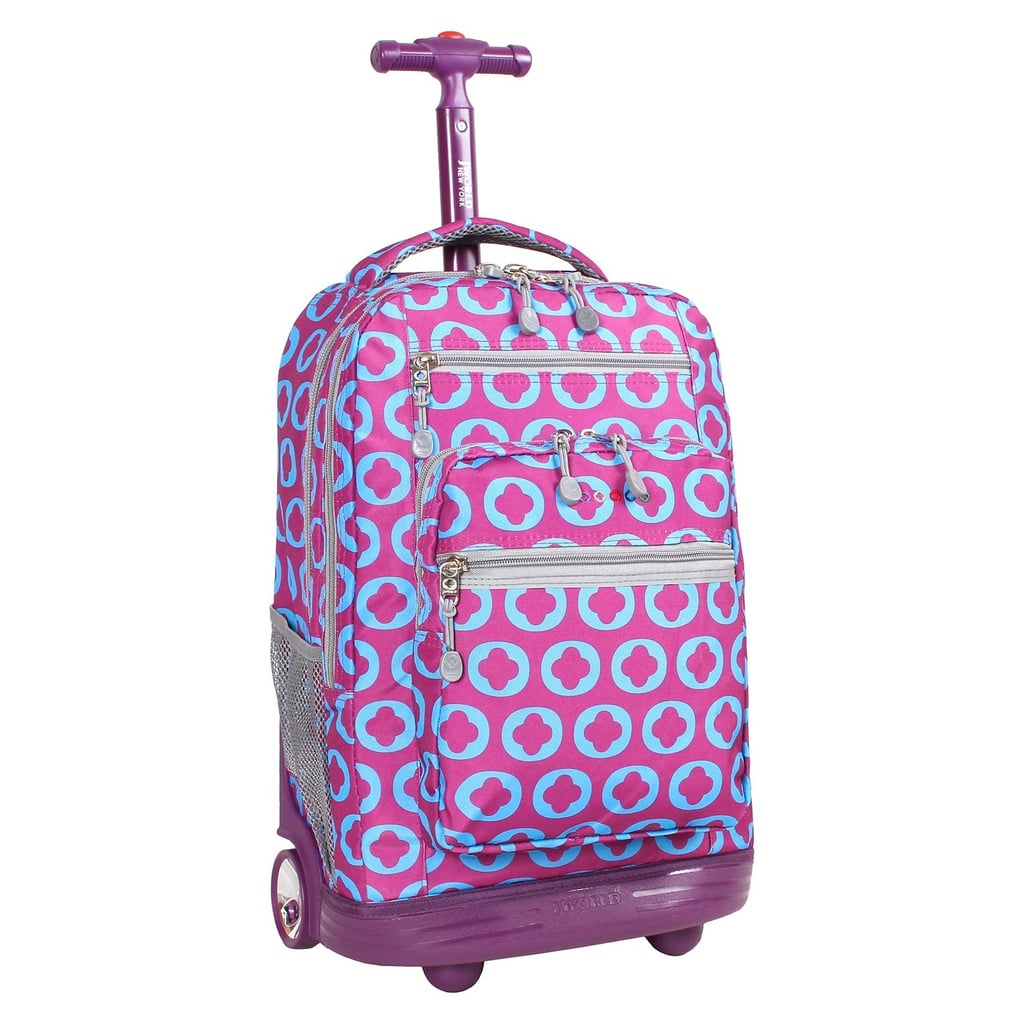 J World Sundance Rolling Backpack with Laptop Sleeve Best Backpacks