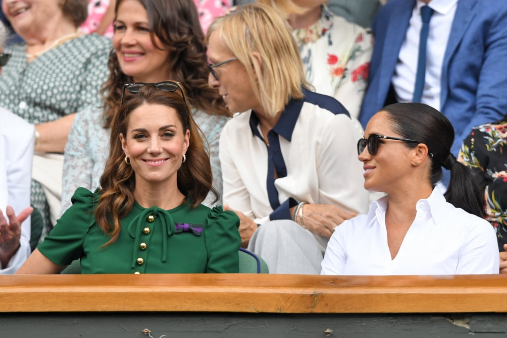 Meghan Markle and Kate Middleton at Wimbledon 2019 Pictures