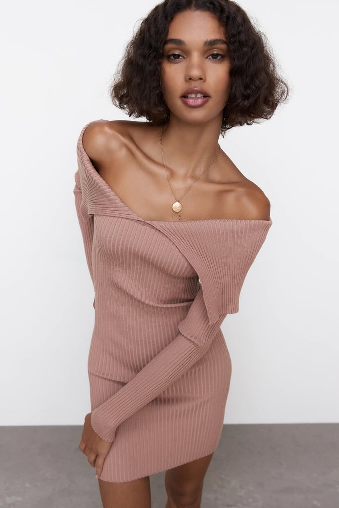 Zara Ribbed Knit Dress, 23 Ribbed Dresses You 100% Need For Your Hot Girl  Summer — All Under $100