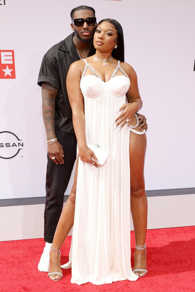 Megan Thee Stallion and Pardi Fontaine at BET Awards Photos