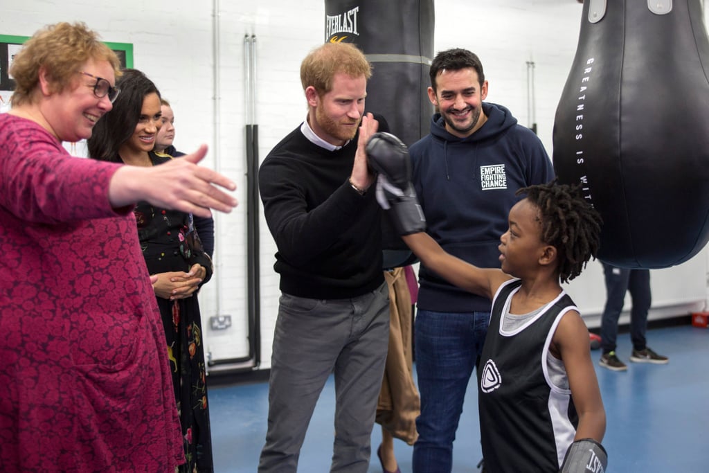 Prince Harry Comforts Boy Who Lost His Father in Bristol