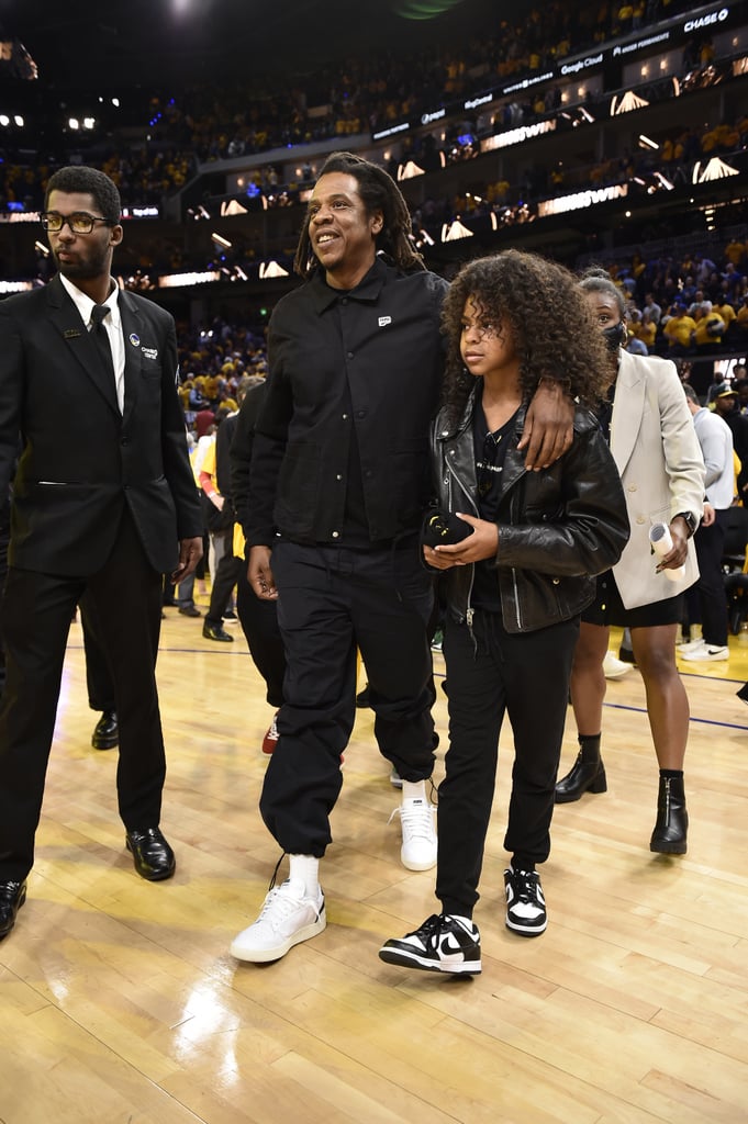 Blue Ivy's All-Black Outfit at the 2022 NBA Finals Game