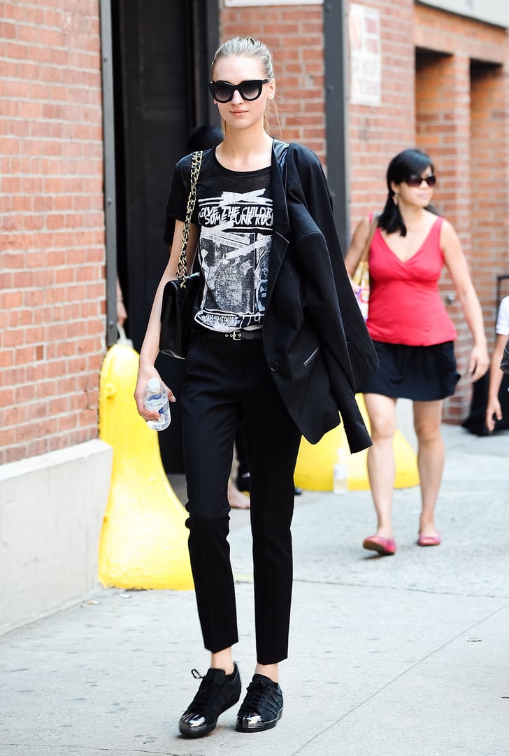 New York Fashion Week | Model Street Style at Fashion Week Spring 2015 ...