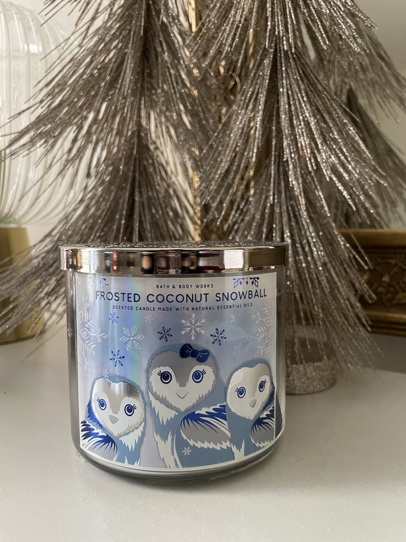 Bath & Body Works Frosted Coconut Snowball 3-Wick Candle
