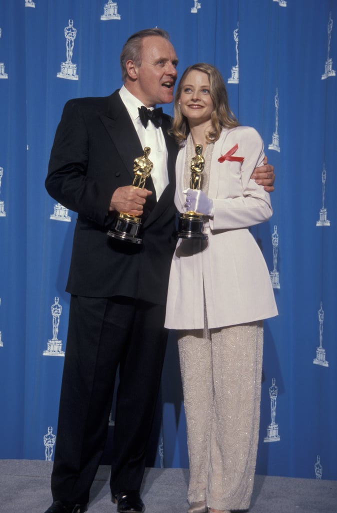 Anthony Hopkins and Jodie Foster, 1992