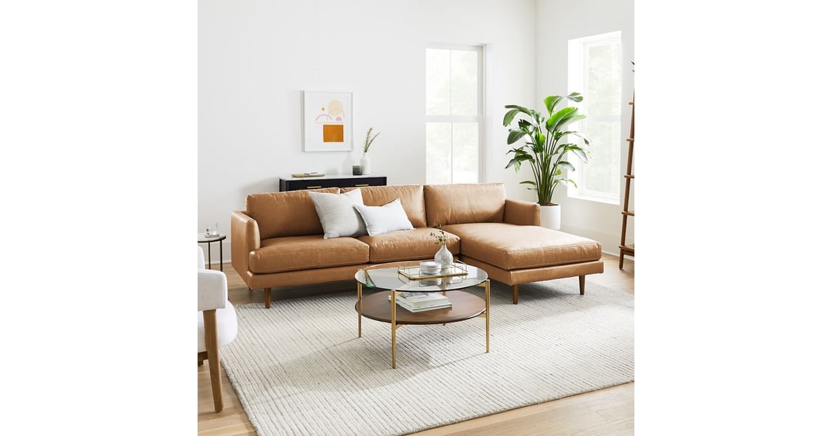 west elm haven leather sofa review