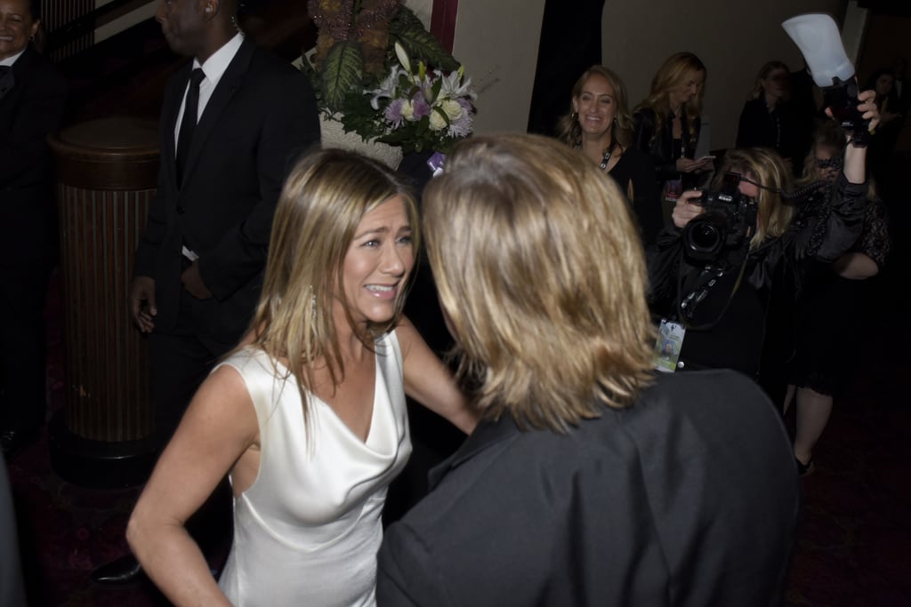 Jennifer Aniston and Brad Pitt at the 2020 SAG Awards