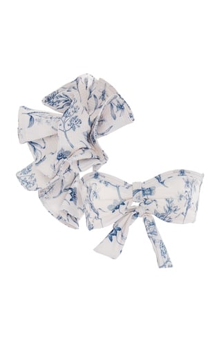 Johanna Ortiz Casuarrina Printed One-Shoulder Bikini Top