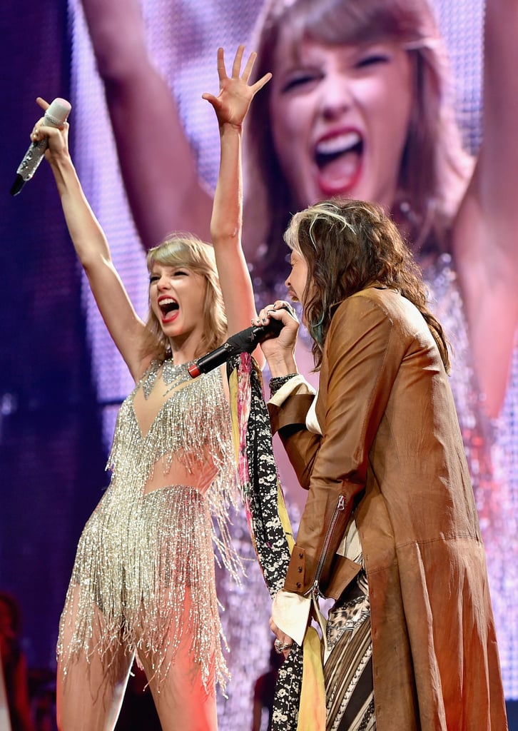 Steven Tyler on Stage With Taylor Swift