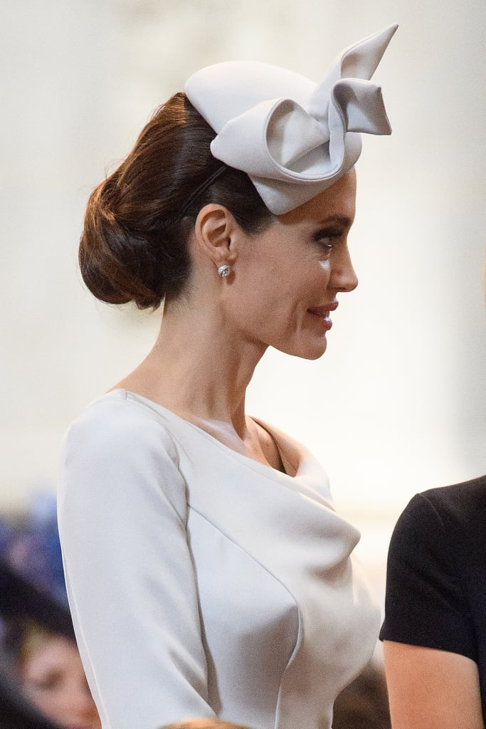 Angelina Jolie's Ralph & Russo Grey Dress