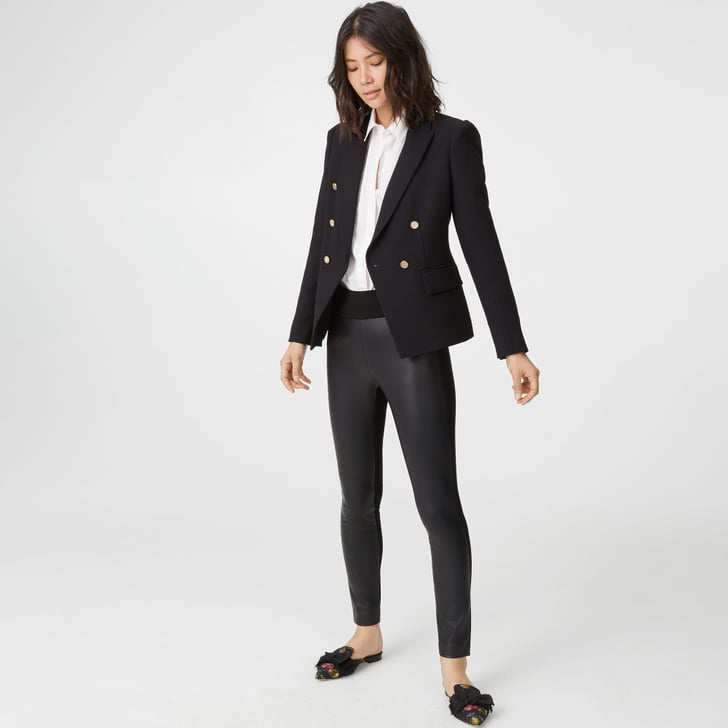 Club Monaco Tasha Faux Leather Legging How to Wear Leggings For the