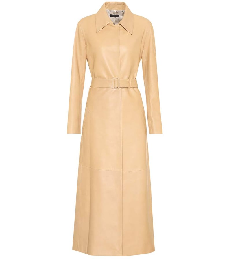 The Row Neyton Leather Trench Coat