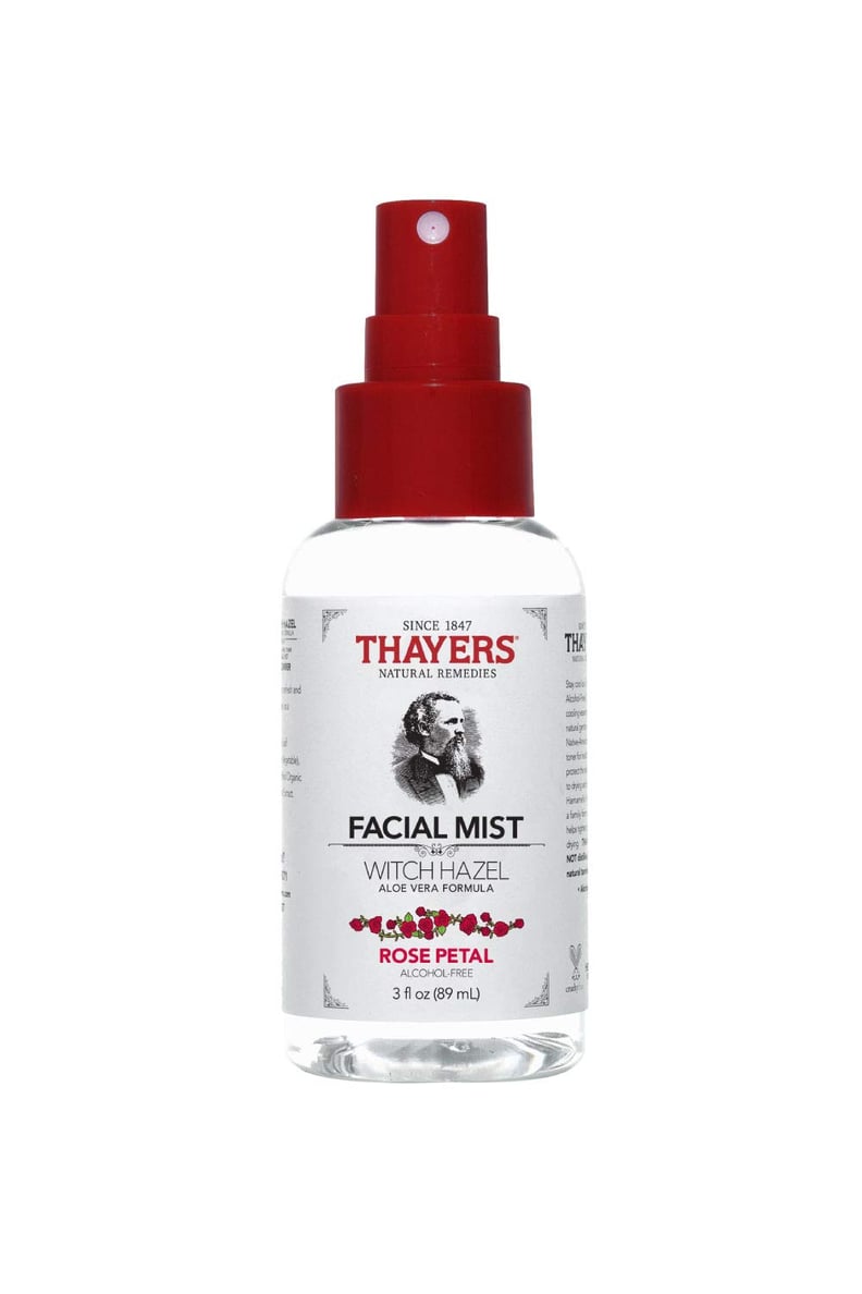 Thayers Trial Size Alcohol-free Rose Petal Witch Hazel Facial Mist Toner With Aloe Vera, 3 oz