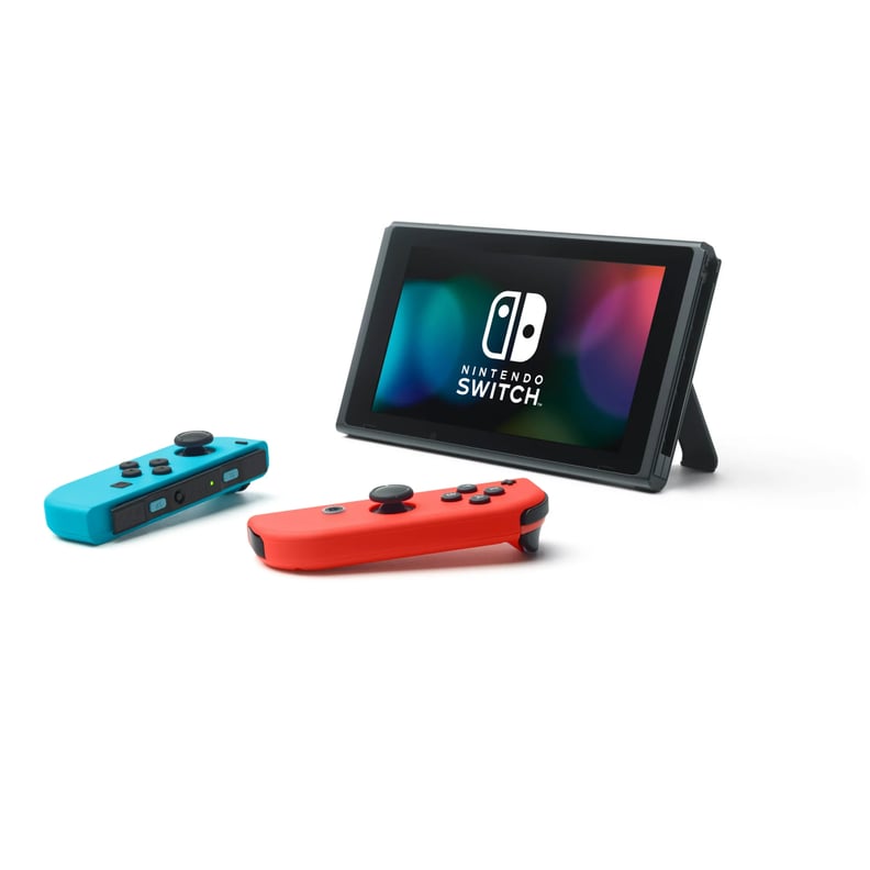 For the Gamer: Nintendo Switch Console with Neon Blue & Red Joy-Con