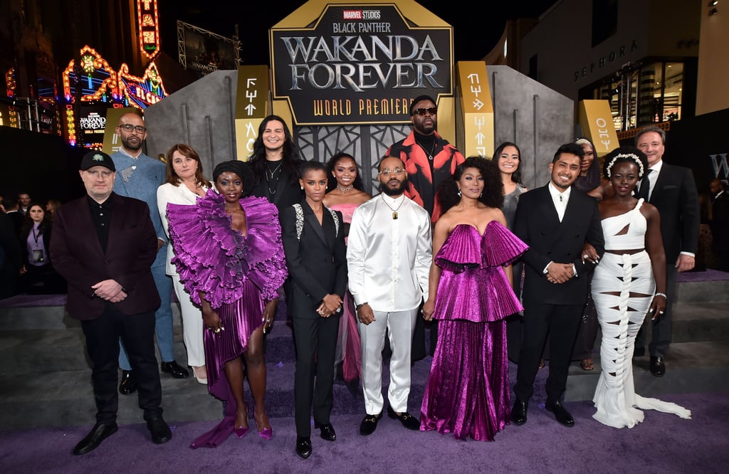 The "Black Panther: Wakanda Forever" Cast at the World Premiere