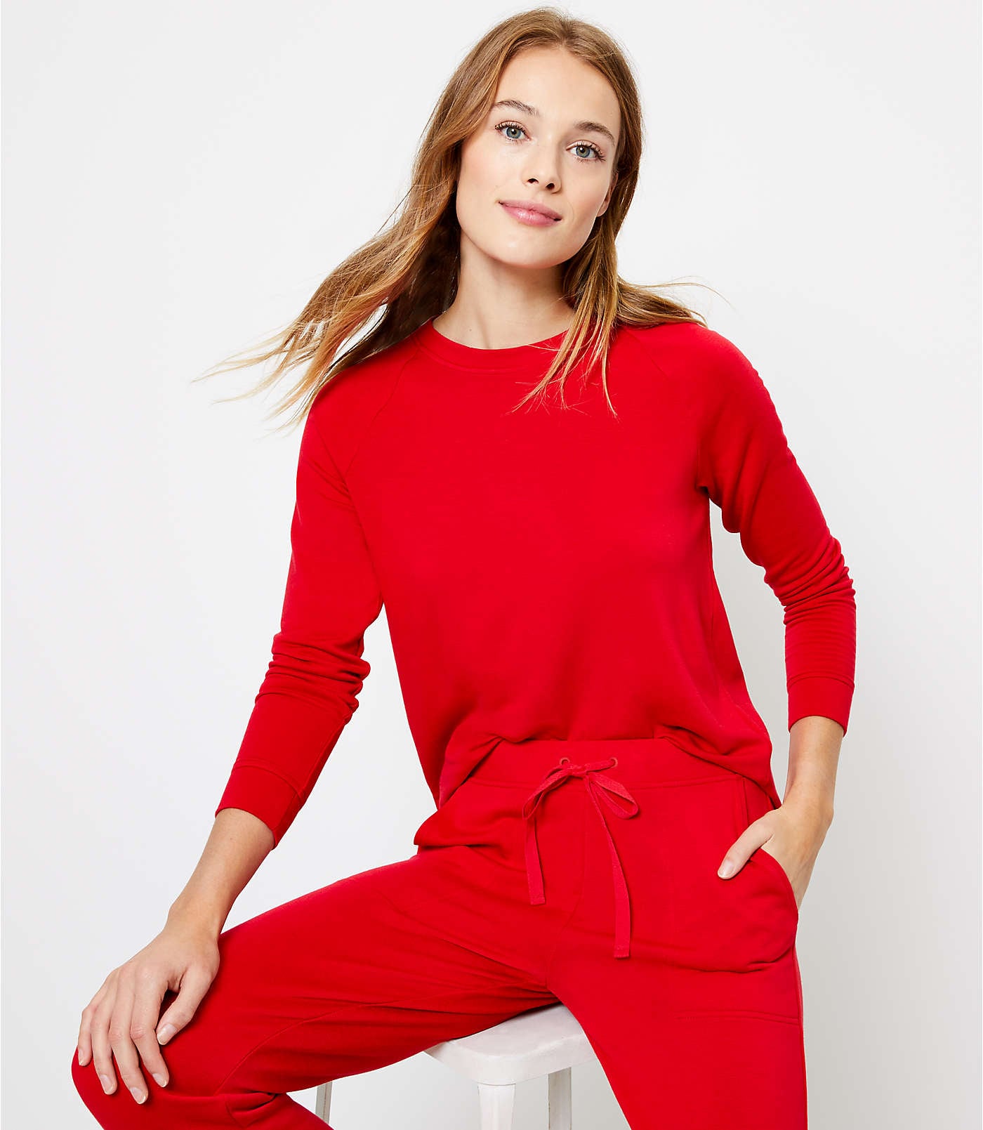 Lou & Grey Signature Softblend Sweatshirt and Sweatpants, Here's How to  Wear Red This Valentine's Day Without Looking Cheesy