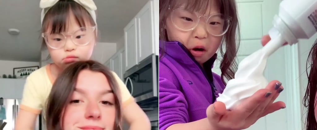 Little Girl Does Big Sister's Hair in TikTok Videos