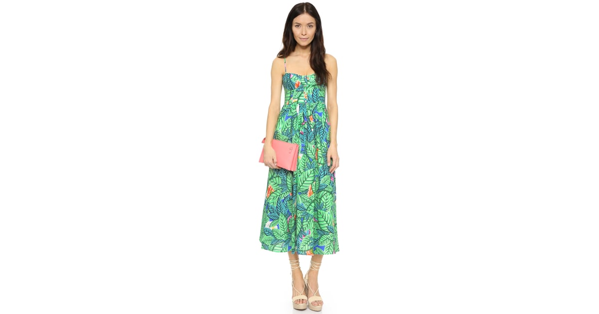 Mara Hoffman Leaf Bustier Dress ($350 