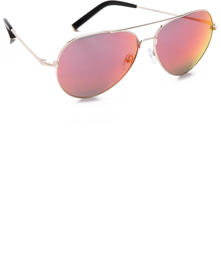 Matthew Williamson Mirrored Aviator Sunglassess ($300)