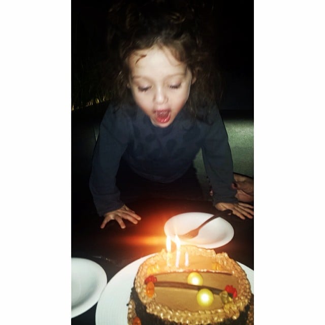 Skyler Berman celebrated his third birthday with a fancy cake.
Source: Instagram user rachelzoe