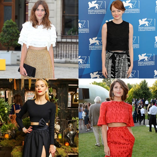 Celebrities Wearing Crop Tops Summer 2014