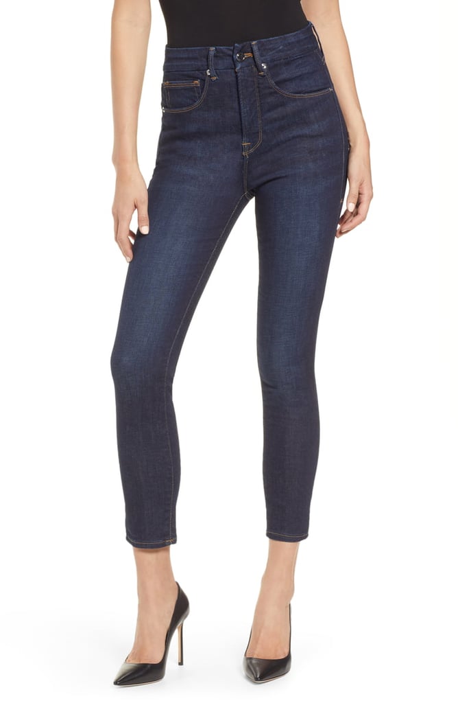 Good American Good Legs High Waist Ankle Skinny Jeans