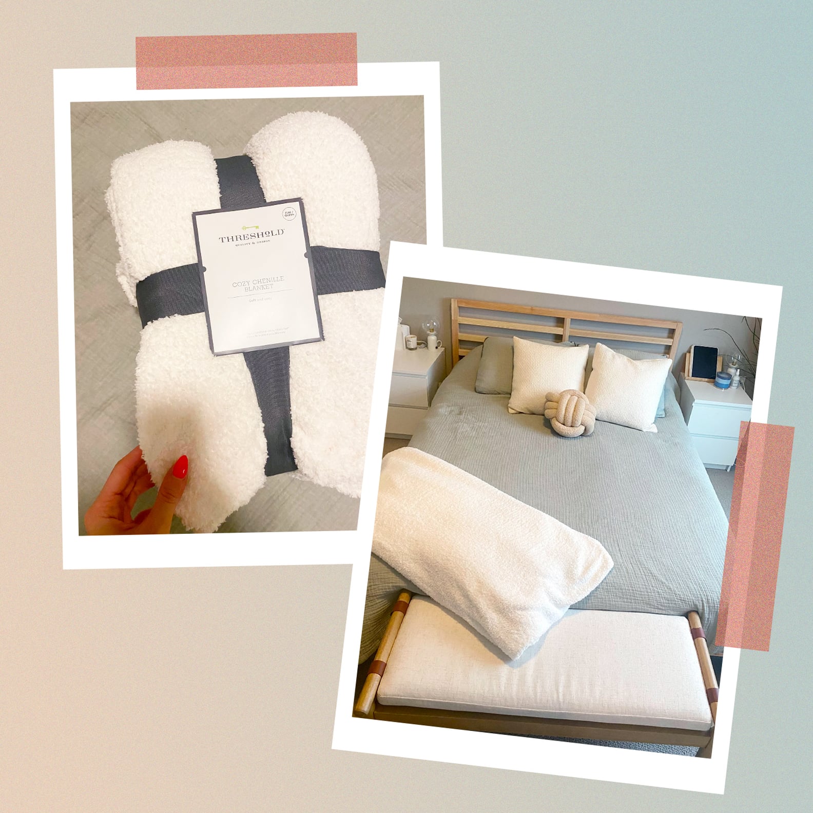 Threshold Cozy Chenille Bed Blanket Editor Review POPSUGAR Home