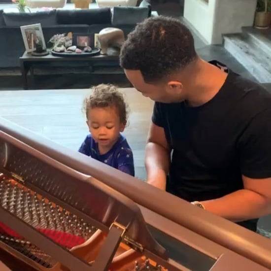 John Legend Plays Piano With Miles in Chrissy Teigen's Video