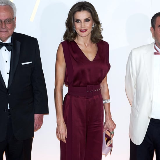 Queen Letizia in Angel Schlesser Jumpsuit
