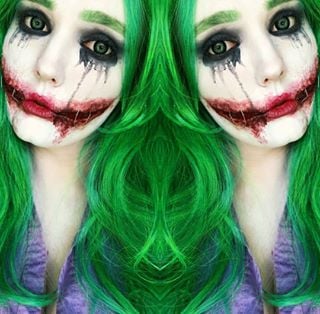 Female Joker Halloween Makeup Ideas Popsugar Beauty