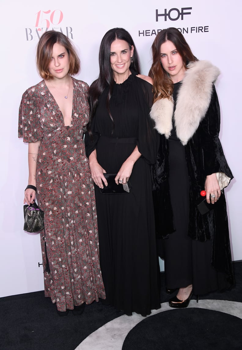 Tallulah Belle Willis, Demi Moore, and Scout Willis