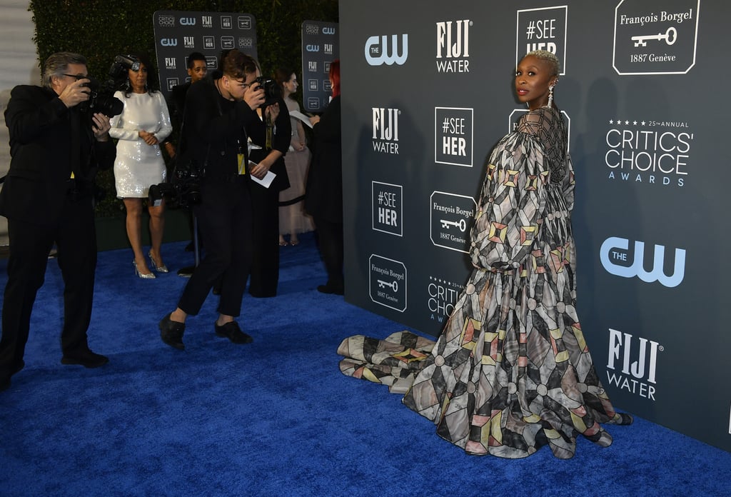 Cynthia Erivo's Critics Choice Awards Dress Is Mesmerizing