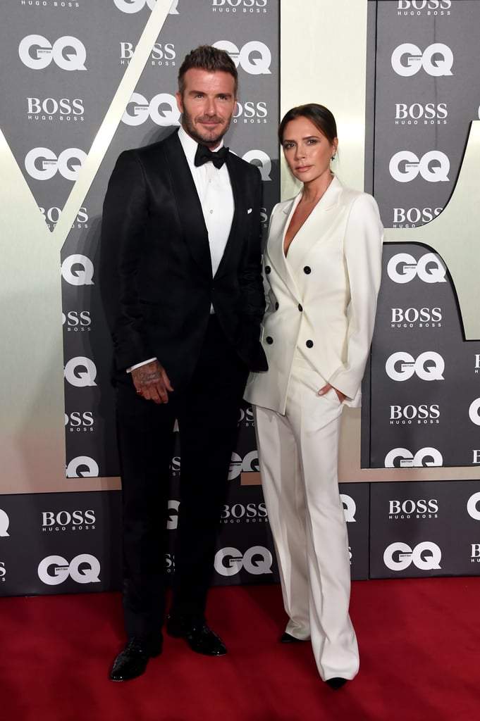 David and Victoria Beckham Keep to Black and White in 2019