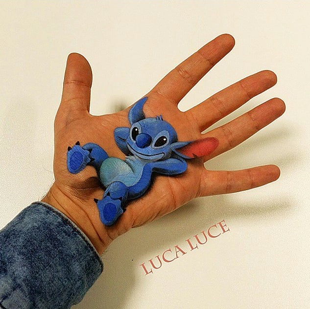 Aww, now Stitch looks very peaceful hanging out.