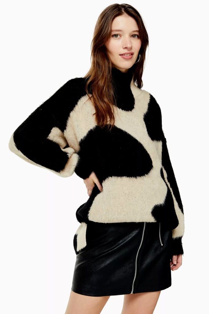 Topshop Swirl Pattern Jumper