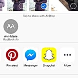 One Way To Send Photos To Multiple People On Snapchat Is Straight From Your Camera Roll Here S How To Share Old Photos From Your Camera Roll On Snapchat Popsugar Tech To make a photo album: photos to multiple people on snapchat