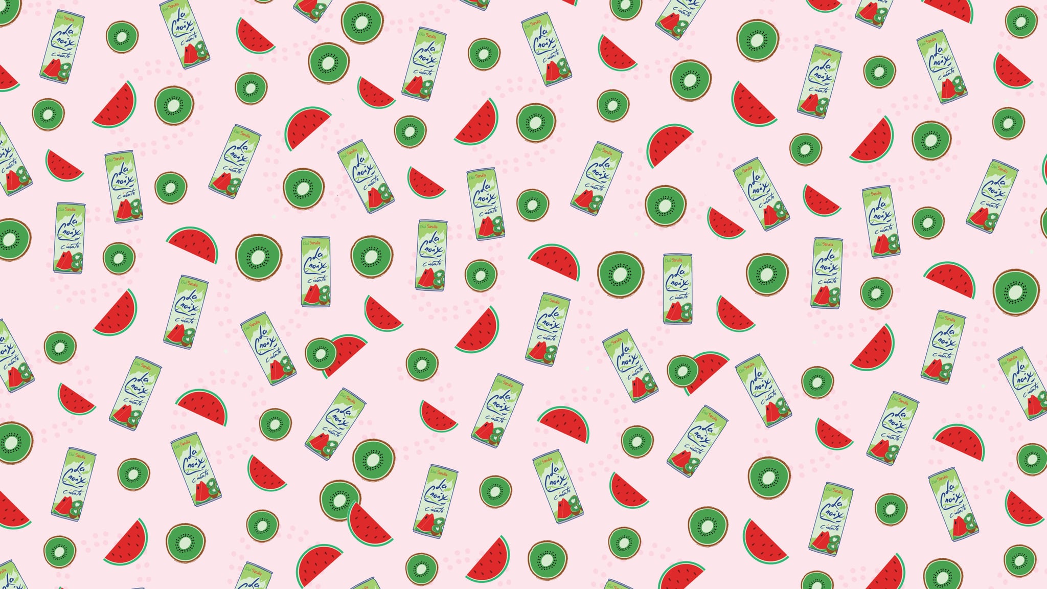 Kiwi Sandia La Croix La Croix Is Offering Fruity Zoom Background