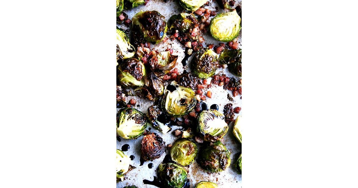 Ina Garten Recipe Roasted Brussels Sprouts With Pancetta and Balsamic
