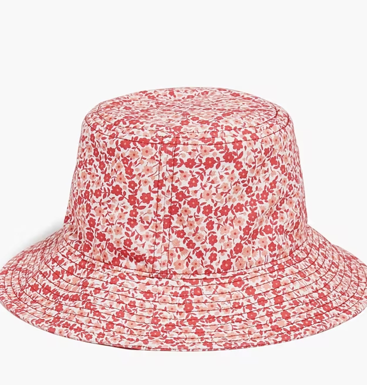 Red and Roses Fashion Women's Bucket Hat-Adult Sun Hat, The Overall Shape  Adds Fashion Elements.