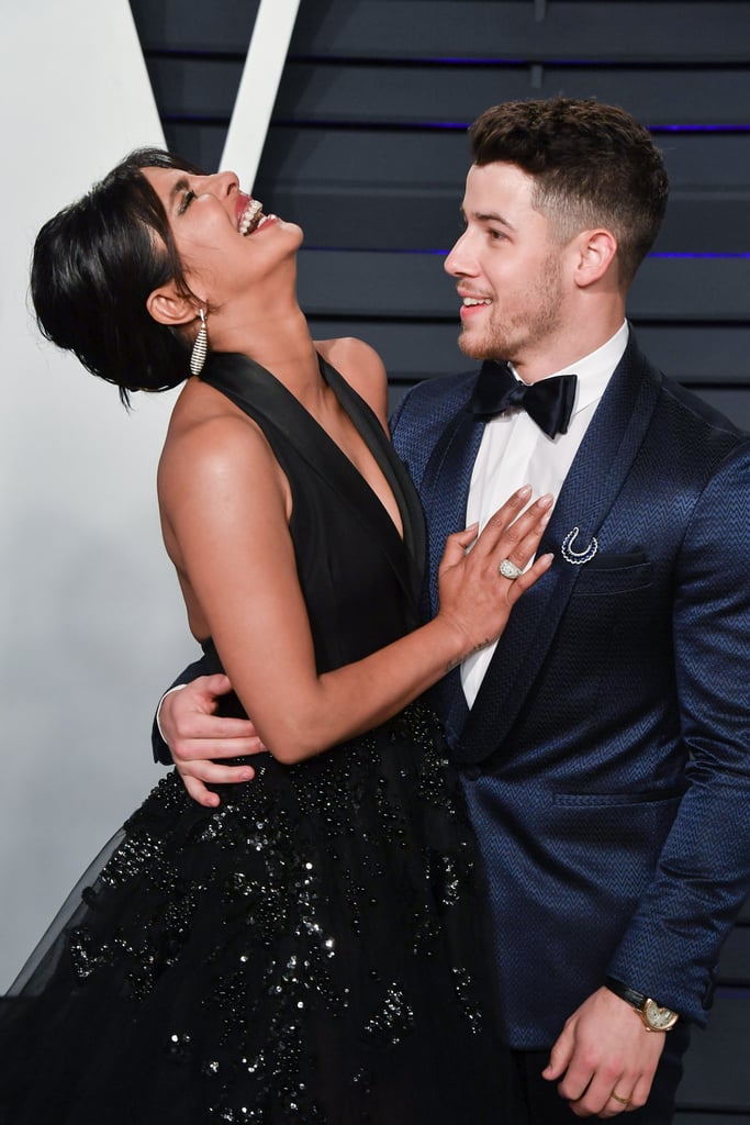 Nick Jonas Priyanka Chopra at Vanity Fair Oscars Party 2019