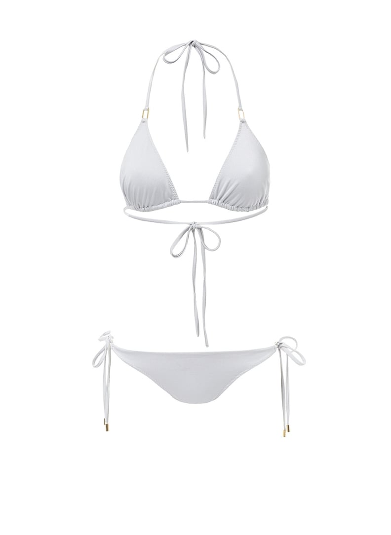 Naomi Campbell White Melissa Odabash Bikini | POPSUGAR Fashion