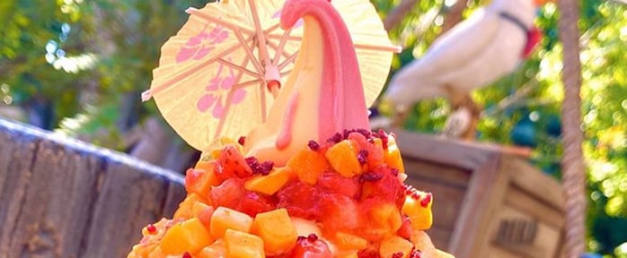 Disney's Tropical Dole Whip Float Is Packed With Fresh Fruit