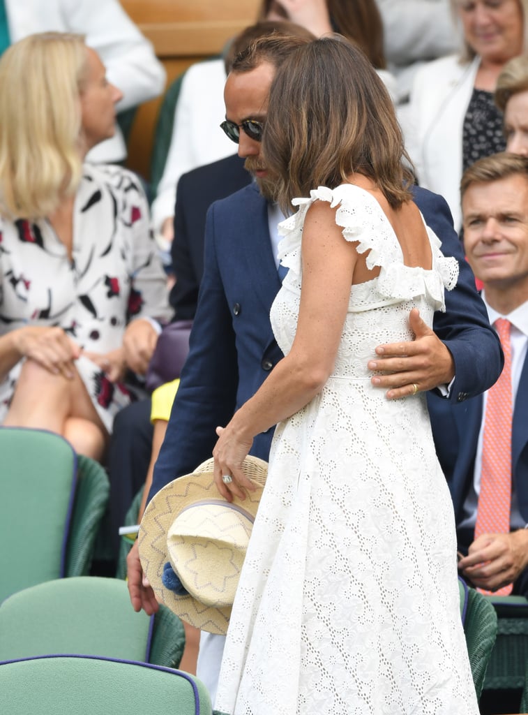 Pippa Middleton Anna Mason Dress at Wimbledon