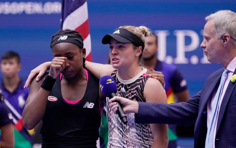 Coco Gauff and Caty McNally React to Finishing Second in the 2021 US Open Women's Doubles Tournament